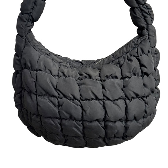 COS Handbags - Cos small black quilted hobo bag